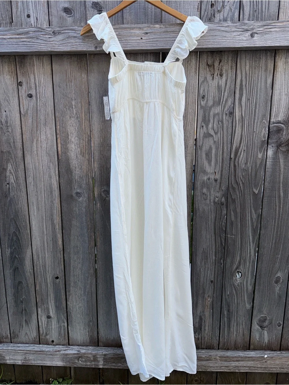 Flynn Skye Bardot Maxi Dress White Size Large